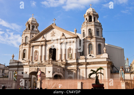 L'île de Luzon, Philippines, Manille, Chinatown, église de Quiapo Banque D'Images