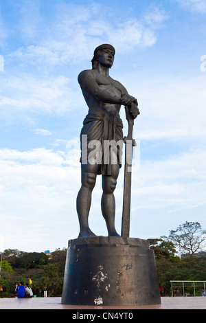 L'île de Luzon, Philippines, Manille, Ermita, Rizal Park, le mémorial de José Rizal (héros national) Banque D'Images