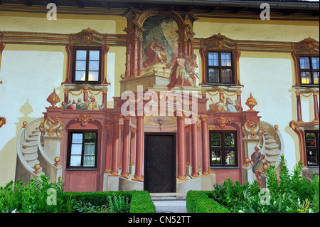 Germany, Bavaria, Oberammergau, Pilatushaus Banque D'Images