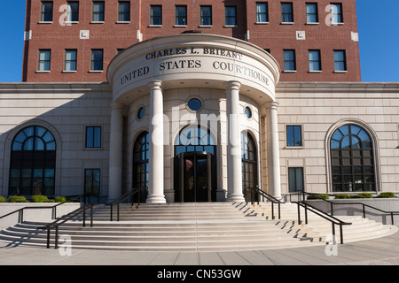 Le Charles L. Brieant United States Federal Building et palais de justice (District Sud de New York) à White Plains, New York. Banque D'Images