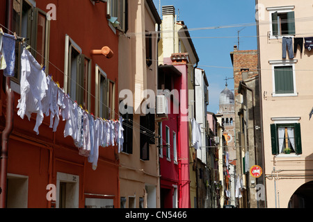 L'Italie, Vénétie, Venise, inscrite au Patrimoine Mondial de l'UNESCO, de Chioggia Banque D'Images