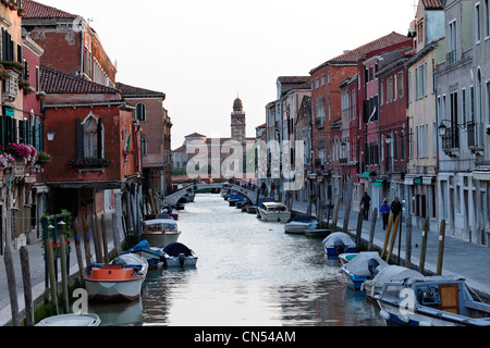 L'Italie, Vénétie, Venise, inscrite au Patrimoine Mondial de l'UNESCO, Murano Banque D'Images