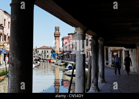 L'Italie, Vénétie, Venise, inscrite au Patrimoine Mondial de l'UNESCO, Murano Banque D'Images