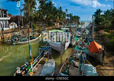 L'Indonésie, Java, Java oriental, Province de l'île de Madura, village Pasongsongan Banque D'Images