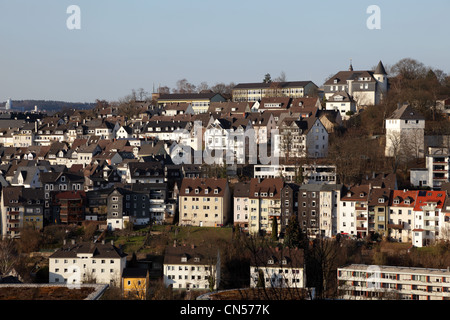 Ville Siegen en Rhénanie du Nord-Westphalie, Allemagne Banque D'Images