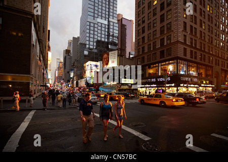 United States, New York, Manhattan, 7e Avenue Banque D'Images