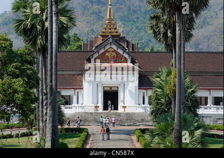 Laos, Luang Prabang Province, La ville de Luang Prabang, inscrite au Patrimoine Mondial de l'UNESCO, le Musée National constuit par l Banque D'Images