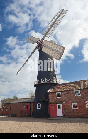 Moulin à vapeur Skidby qui travaillent seulement Yorkshires, moulin à farine vapeur Skidby qui, Humberside, East Yorkshire, UK Banque D'Images