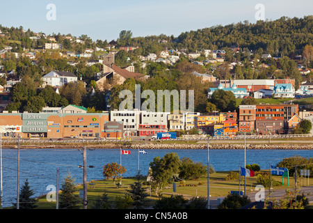 Canada, Québec, Gaspésie, Gaspé, vue générale de la ville Banque D'Images