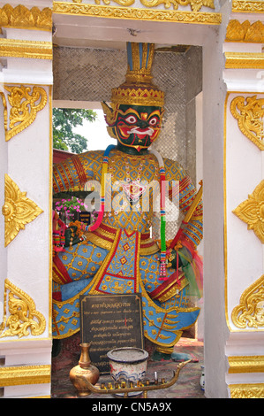 'Yaksha' garde mythique, Phra That Doi Suthep, Chiang Mai, la province de Chiang Mai, Thaïlande Banque D'Images