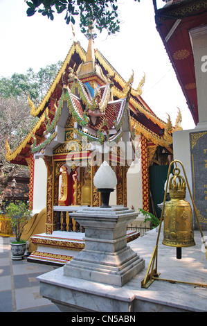 Temple de Wat Phrathat Doi Suthep temple bouddhiste, Doi Suthep, Chiang Mai, la province de Chiang Mai, Thaïlande Banque D'Images