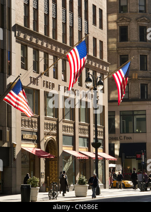 Le bâtiment français Fred F. , Cinquième Avenue, NYC Banque D'Images