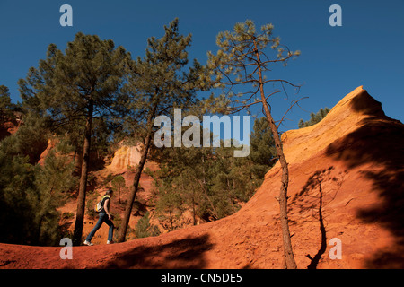 La France, Vaucluse, Roussillon, Parc Naturel Régional du Luberon (Parc Naturel Régional du Luberon), intitulée Les Plus Beaux Banque D'Images