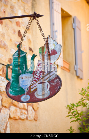 La France, Vaucluse, Roussillon, Parc Naturel Régional du Luberon (Parc Naturel Régional du Luberon), intitulée Les Plus Beaux Banque D'Images