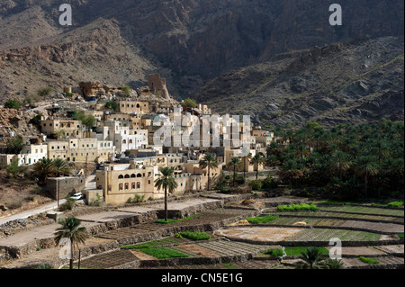 Sultanat d'Oman, Al Batinah Région, l'ouest des montagnes Hajar, Bilad Sayt Banque D'Images