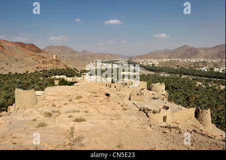 Sultanat d'Oman, Al Dakhiliyah, région des monts Hajar Occidental, Wadi Fanja Banque D'Images