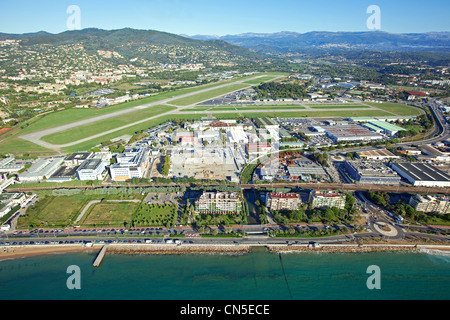 France, Bouches du Rhône, Martigues (vue aérienne) Banque D'Images