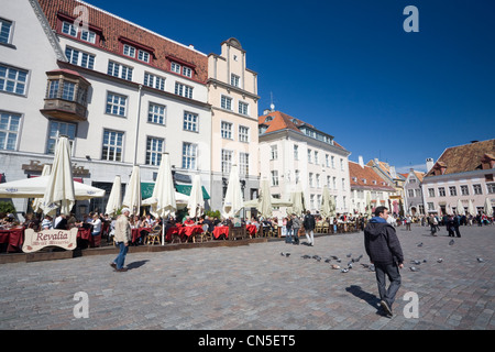 Estonie (pays baltes), la région de Harju, Tallinn, capitale européenne de la Culture 2011, centre historique, classé au Patrimoine Mondial Banque D'Images