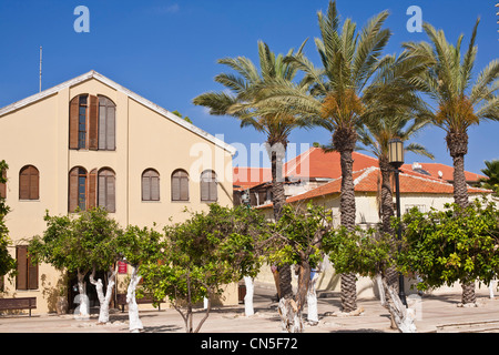 Israël, Tel Aviv, Neve Tzedek, Suzanne Dellal Plaza Banque D'Images