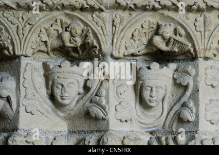 France, Indre et Loire, Vallée de la Loire classée au Patrimoine Mondial de l'UNESCO, Candes St Martin, étiqueté Les Plus Beaux Villages de Banque D'Images