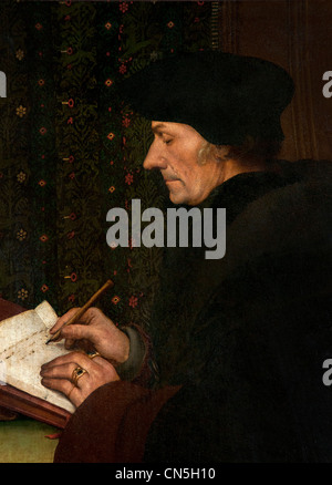 Desiderius Erasmus, 1469-1536 boursier Renaissance humaniste néerlandais Hans Holbein le jeune Allemand Allemagne 1497-1543 Banque D'Images