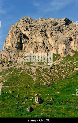 L'Italie, Trentin-Haut-Adige, province autonome de Bolzano, Dolomites, Gruppo del Sella Banque D'Images