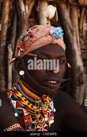 Kenya, Laikipia, Loisaba Wilderness Conservancy, tribu Samburu Banque D'Images