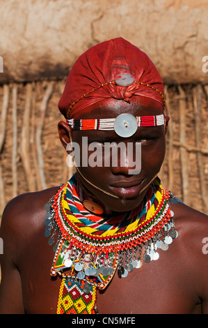 Kenya, Laikipia, Loisaba Wilderness Conservancy, tribu Samburu Banque D'Images