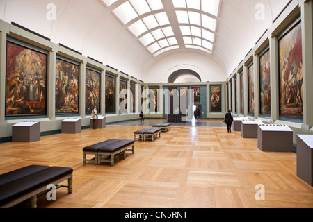 France, Paris, Musée du Louvre (musée du Louvre), salle 18 sur le peintre Rubens Banque D'Images