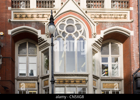 L'Brassey Institute. Bibliothèque de Hastings maintenant. St Leonards On Sea, East Sussex, England, UK Banque D'Images