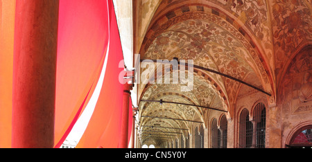 Europe Italie Vénétie Padoue Padoue Palazzo della Ragione, Hall de la raison sur la Piazza delle Erbe Banque D'Images