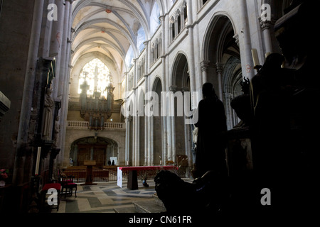 France, Isère, St Antoine l'Abbaye, étiqueté Les Plus Beaux Villages de France (Les Plus Beaux Villages de France), à l'intérieur Banque D'Images