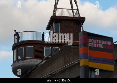 Un prix pour Londres, un projet mené par l'Architecture et Artangel vivant sur le toit du Théâtre National sur la Southbank Banque D'Images