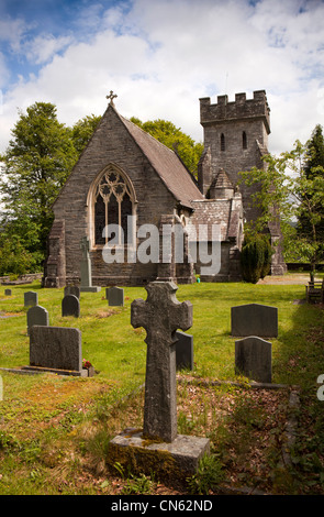 UK, Cumbria, Lake District, Wray, St Margaret's Church, construite en 1856 par James Dawson Banque D'Images