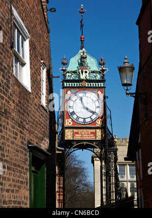 Eastgate Clock à Chester Cheshire UK Banque D'Images