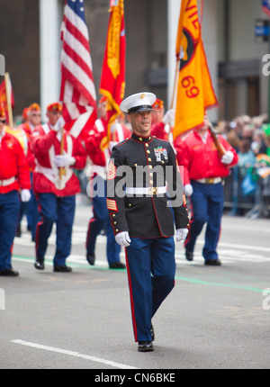 Saint Patrick's Day Parade New York 2012 Banque D'Images