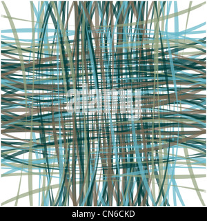 Nice vintage papier peint à rayures de couleur sur fond blanc Banque D'Images