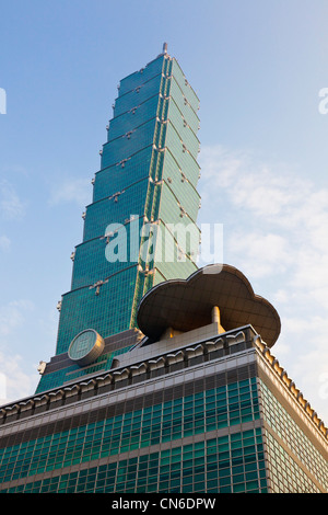 Gratte-ciel Taipei 101 Taipei Taiwan. JMH5721 Banque D'Images