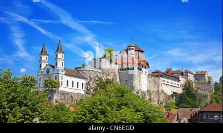 Arni château près de Zurich, Suisse Banque D'Images