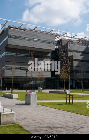 L'Université de Manchester, Alan Turing bâtiment. Le nom de Turing considéré comme le père de l'informatique. Banque D'Images