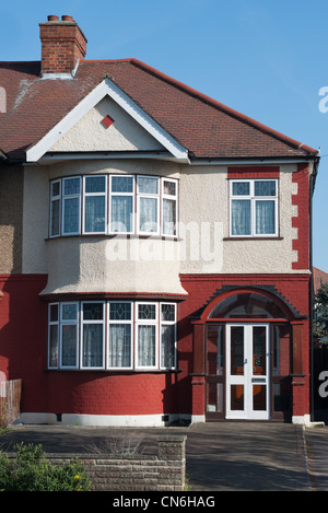 Maison mitoyenne, dans la région de Enfield, Royaume-Uni Banque D'Images