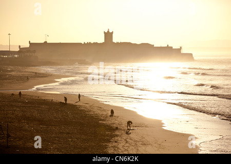 Forteresse de S Juliao da Barra, près de Lisbonne, Portugal Banque D'Images