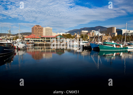 Constitution Dock. Hobart. La Tasmanie en Australie. Banque D'Images