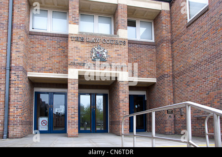 La couronne et les tribunaux de comté Les tribunaux Norwich Banque D'Images