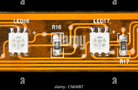 Bande LED Light à longueur personnalisée Banque D'Images