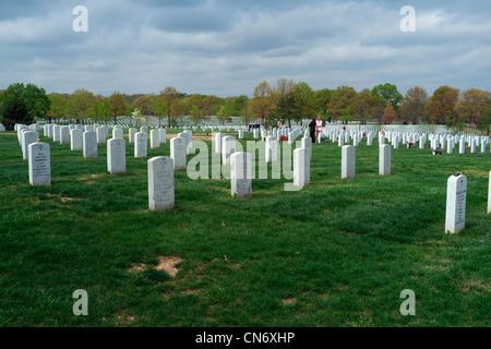 Le Cimetière National d'Arlington - Arlington, Virginia Banque D'Images