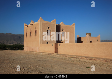 Fort Kuot Hmrat Taqah, Nahe, südlicher Oman Banque D'Images