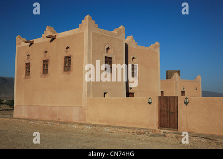 Fort Kuot Hmrat Taqah, Nahe, südlicher Oman Banque D'Images