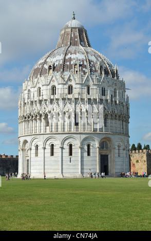 Baptistère Saint-Jean-Baptiste, Pise, Toscane, Italie Banque D'Images