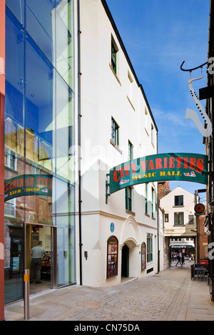 Variétés de Leeds City Music Hall, Swan Street, juste à côté de Briggate, Leeds, West Yorkshire, Angleterre Banque D'Images